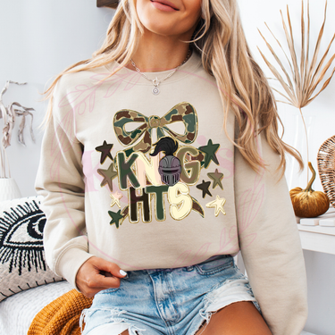 Camo Knights Bow Shirt